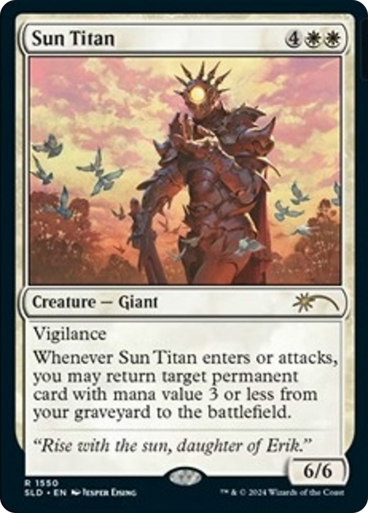 Sun Titan (Rainbow Foil) [Secret Lair Drop Series] | Dragon's Lair Comics and Fantasy Houston TX