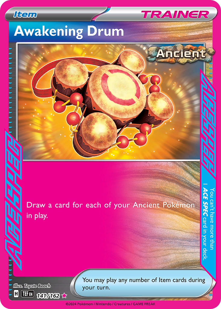 Awakening Drum (141/162) [Scarlet & Violet: Temporal Forces] | Odin's Place