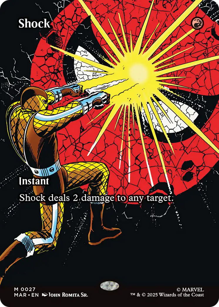 Shock (Borderless) [Marvel's Spider-Man: Eternal-Legal] | Dragon's Lair Comics and Fantasy Houston TX
