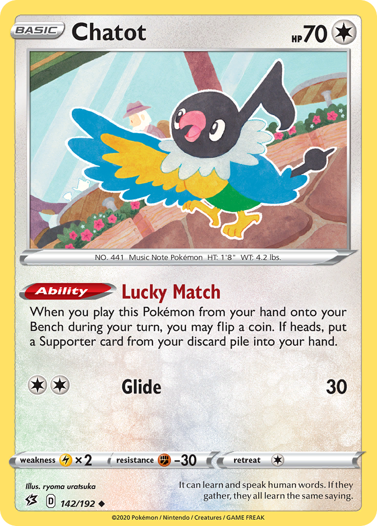Chatot (142/192) [Sword & Shield: Rebel Clash] | Odin's Place
