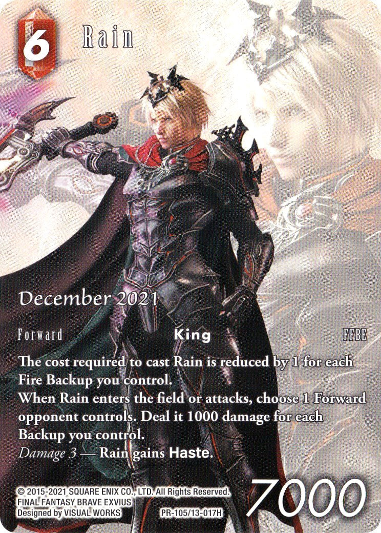 Rain (December 2021) [Opus XIII Promo Cards] | Odin's Place