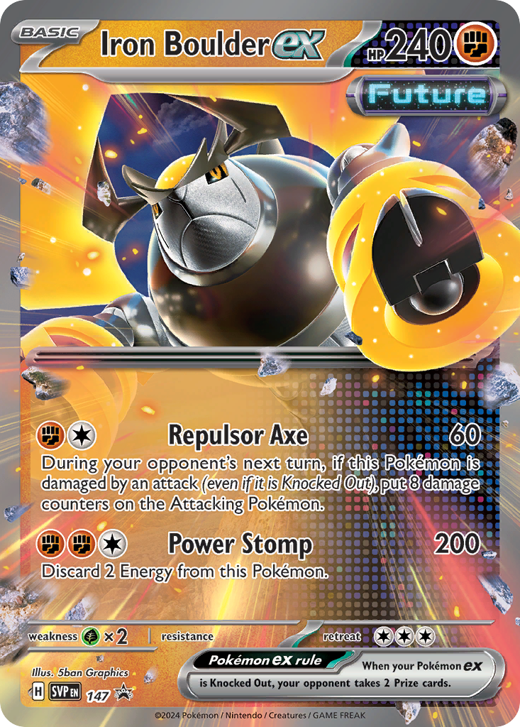 Iron Boulder ex (207/162) [Scarlet & Violet: Temporal Forces] | Odin's Place
