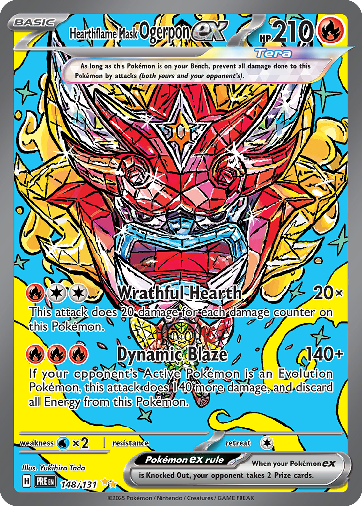 Hearthflame Mask Ogerpon ex (212/167) [Scarlet & Violet: Twilight Masquerade] | Odin's Place