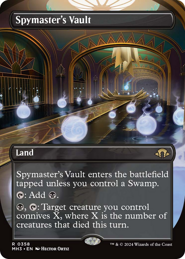 Spymaster's Vault (Borderless) [Modern Horizons 3] | Dragon's Lair Comics and Fantasy Houston TX