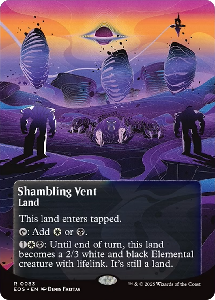 Shambling Vent (0083) (Borderless) [Edge of Eternities: Stellar Sights] | Dragon's Lair Comics and Fantasy Houston TX