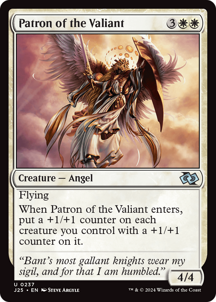 Patron of the Valiant [Foundations Jumpstart] | Dragon's Lair Comics and Fantasy Houston TX