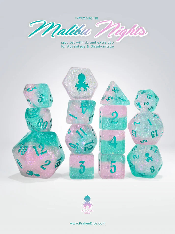 Kraken Dice - Glitter Sets | Dragon's Lair Comics and Fantasy Houston TX