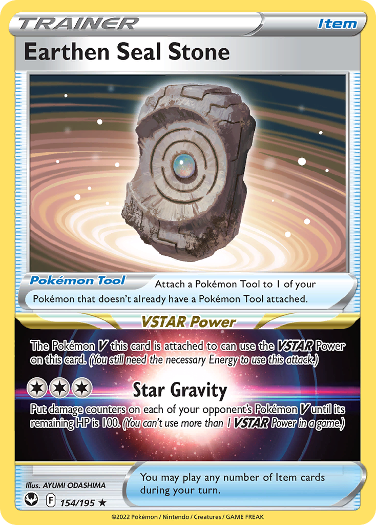 Earthen Seal Stone (154/195) [Prize Pack Series Three] | Odin's Place
