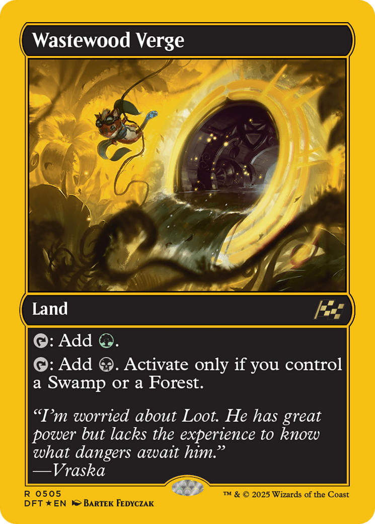Wastewood Verge (First-Place Foil) [Aetherdrift] | Dragon's Lair Comics and Fantasy Houston TX