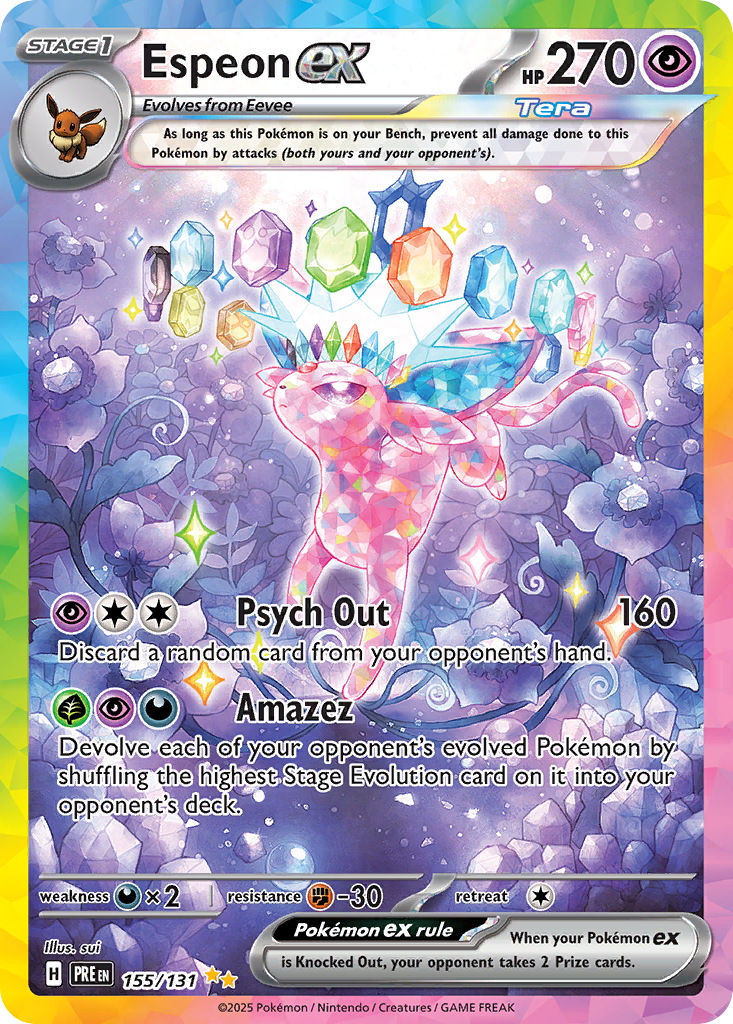 Espeon (033/131) (Master Ball Pattern) [Scarlet & Violet: Prismatic Evolutions] | Odin's Place