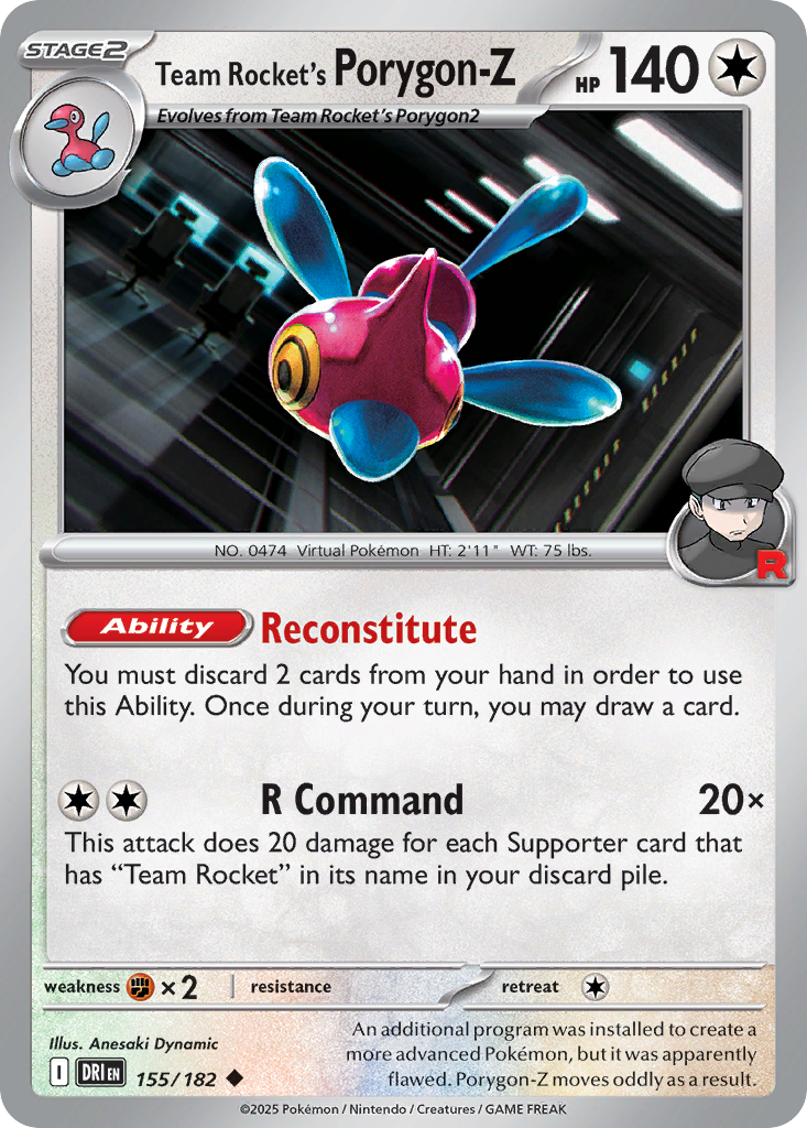 Porygon-Z (144/182) (Cosmos Holo) [Scarlet & Violet: Paradox Rift] | Odin's Place