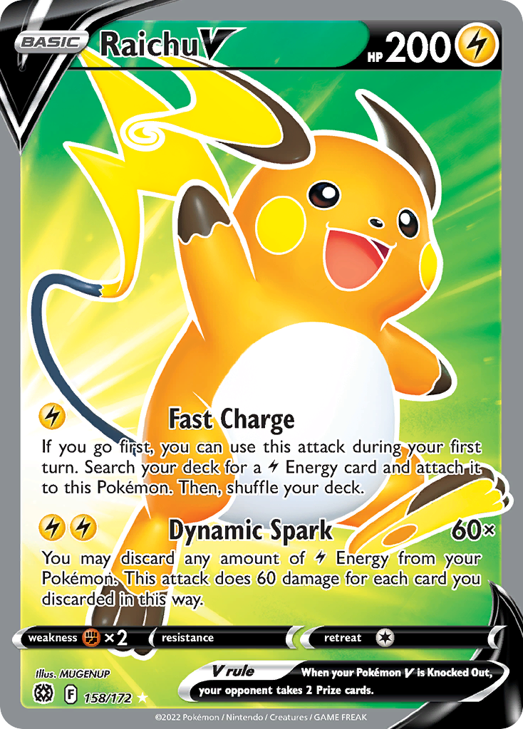 Raichu V (045/172) [Prize Pack Series Three] | Odin's Place