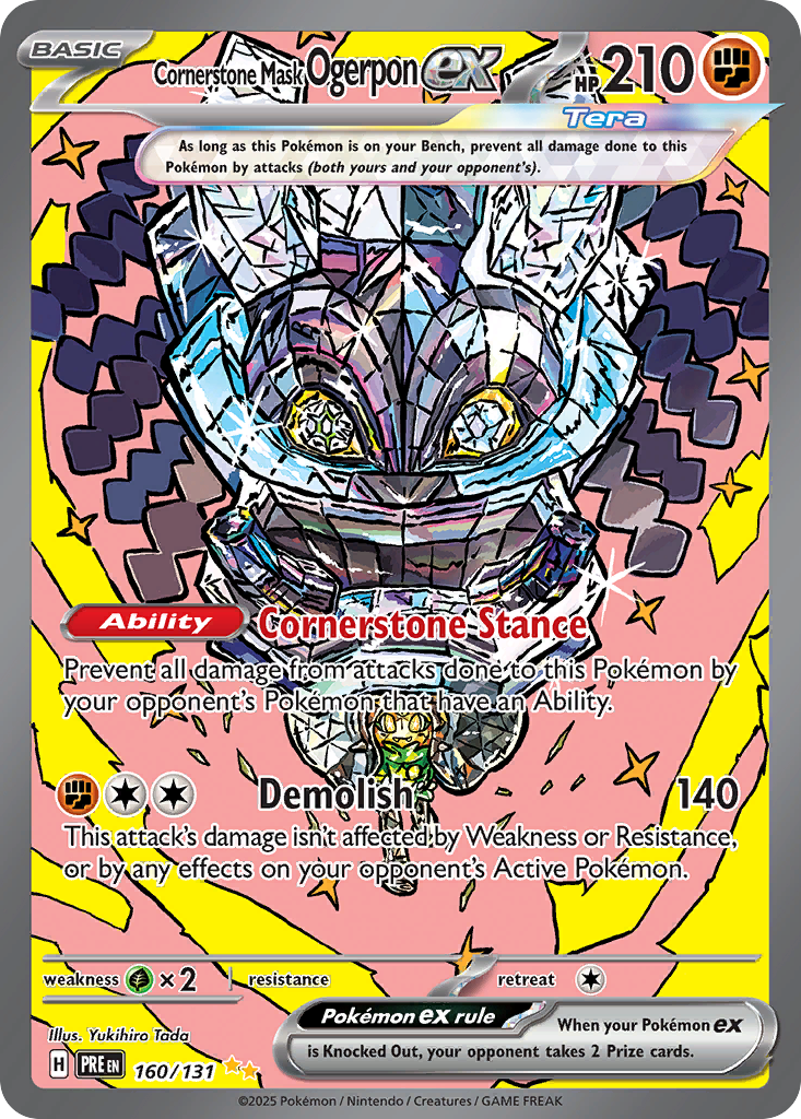 Cornerstone Mask Ogerpon ex (215/167) [Scarlet & Violet: Twilight Masquerade] | Odin's Place
