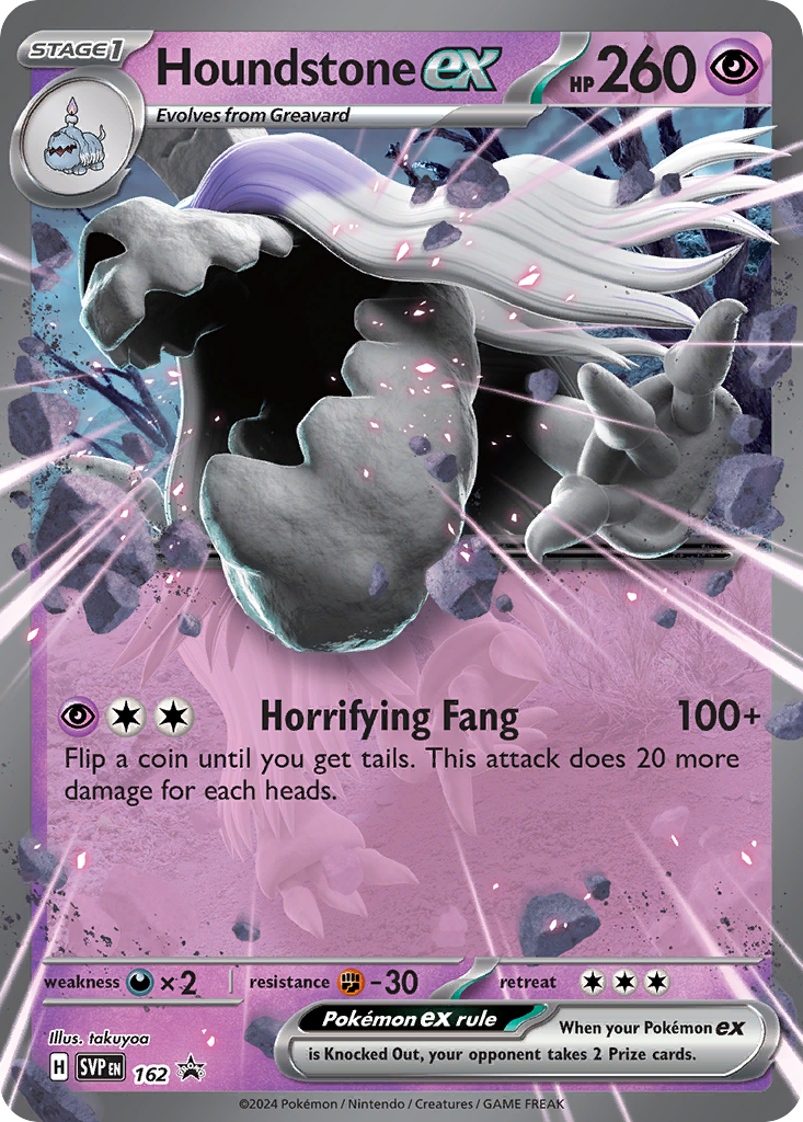 Houndstone ex (162) (Jumbo Card) [Scarlet & Violet: Black Star Promos] | Odin's Place