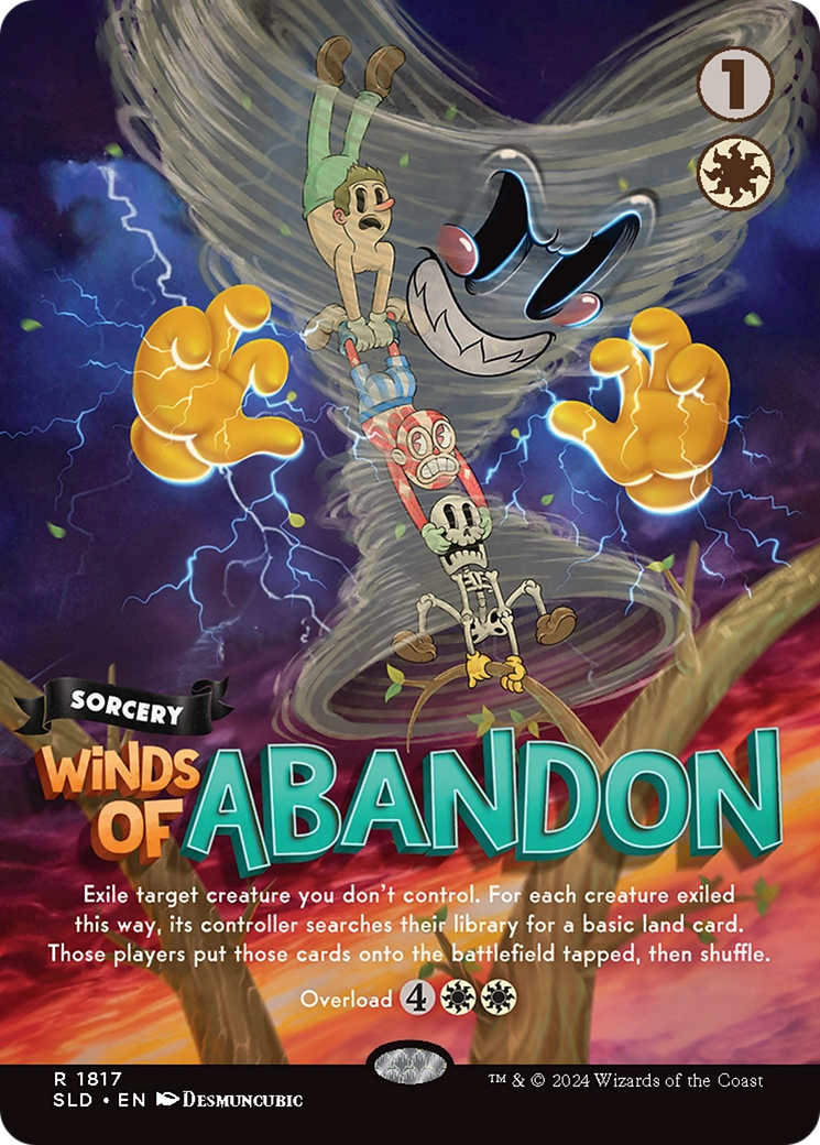 Winds of Abandon (Rainbow Foil) [Secret Lair Drop Series] | Dragon's Lair Comics and Fantasy Houston TX
