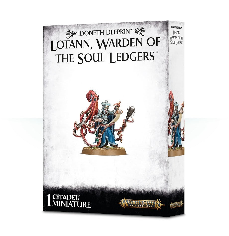 Image for Warhammer: Age of Sigmar - Idoneth Deepkin - Lotann, Warden of the Soul Ledgers - Warhammer Box Sets | Dragon's Lair Comics and Fantasy Houston TX