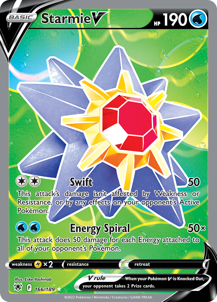 Starmie V (030/189) [Prize Pack Series Three] | Odin's Place