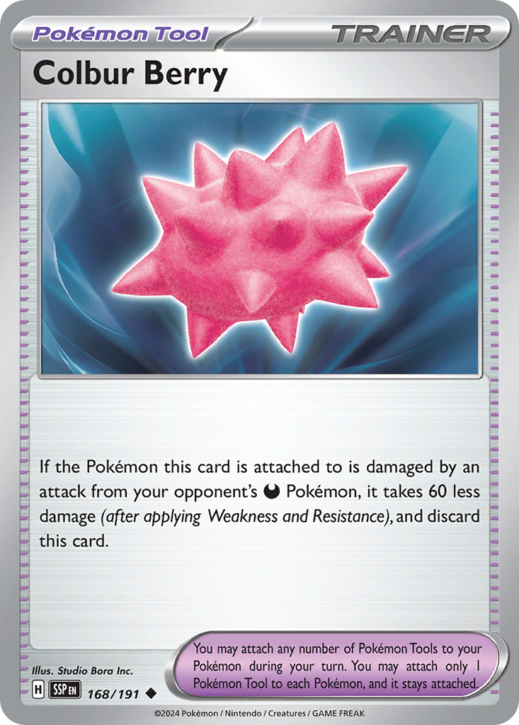 Colbur Berry (168/191) [Scarlet & Violet: Surging Sparks] | Odin's Place
