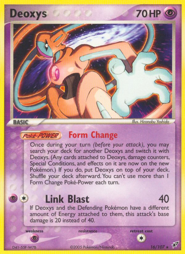 Deoxys (16/107) (Championship Promo) [EX: Deoxys] | Odin's Place
