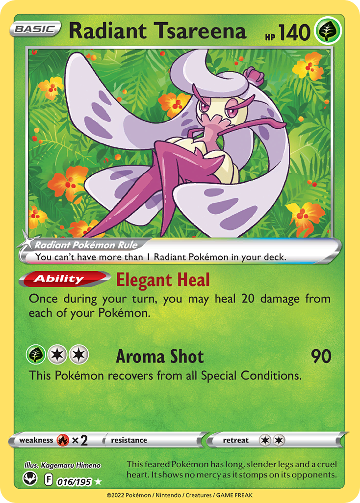 Radiant Tsareena (016/195) [Prize Pack Series Three] | Odin's Place
