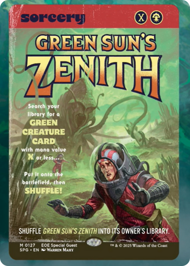 Green Sun's Zenith (Showcase) [Edge of Eternities Special Guests] | Dragon's Lair Comics and Fantasy Houston TX