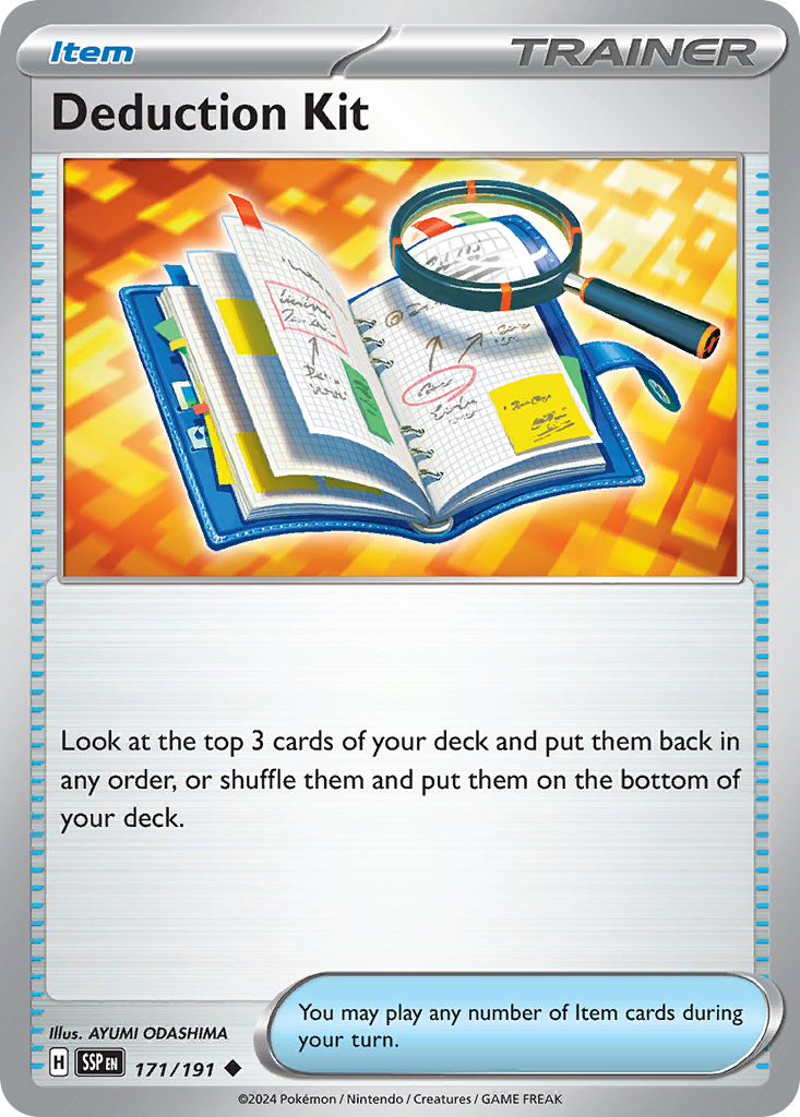 Deduction Kit (171/191) [Scarlet & Violet: Surging Sparks] | Odin's Place