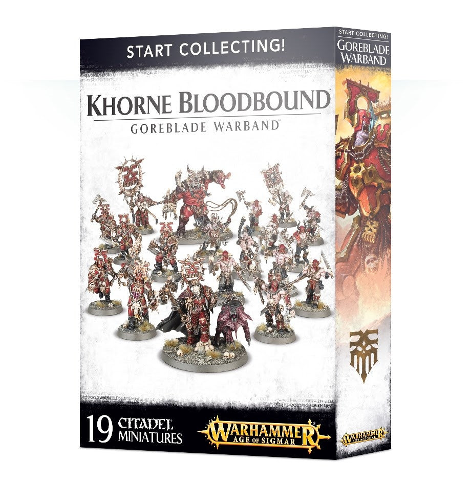 Image for Warhammer: Age of Sigmar - Khorne Bloodbound - Gorblade Warband - Warhammer Box Sets | Dragon's Lair Comics and Fantasy Houston TX