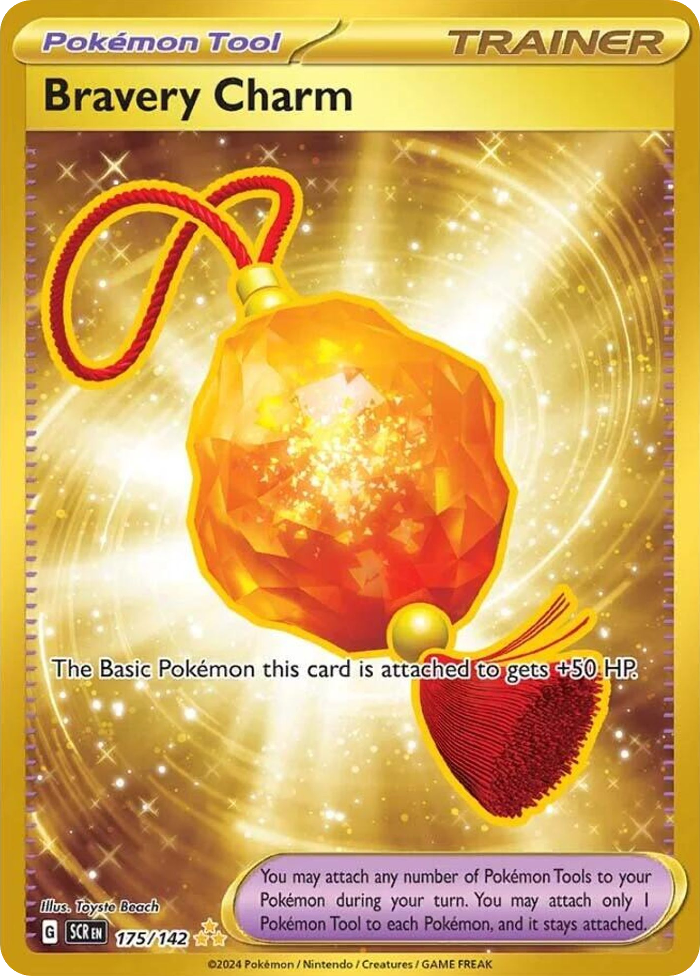 Bravery Charm (173/193) [Prize Pack Series Four] | Odin's Place