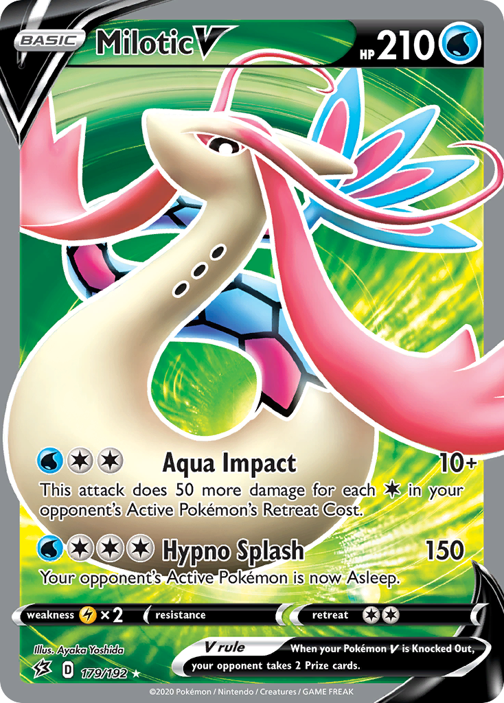 Milotic V (179/192) [Sword & Shield: Rebel Clash] | Odin's Place