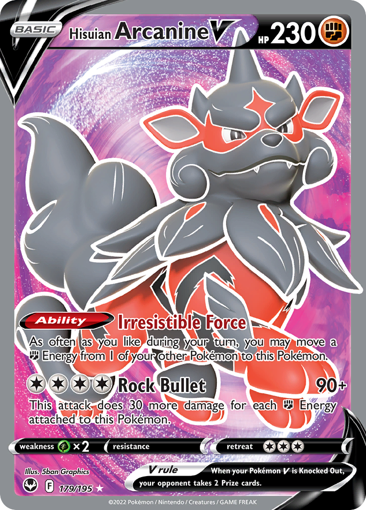 Hisuian Arcanine V (090/195) [Prize Pack Series Three] | Odin's Place