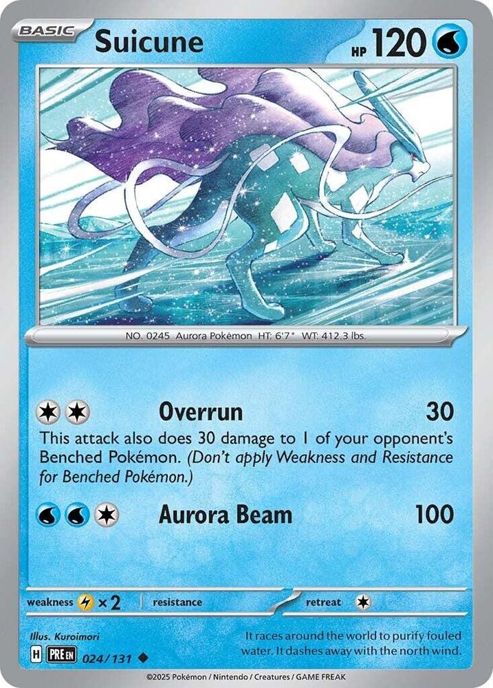 Suicune (024/131) [Scarlet & Violet: Prismatic Evolutions] | Dragon's Lair Comics and Fantasy Houston TX