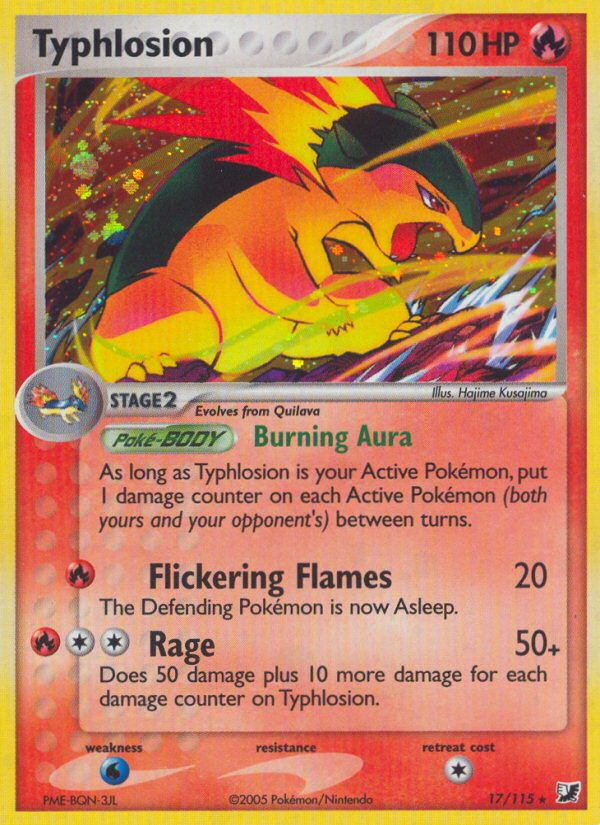 Typhlosion(17/115) (Theme Deck Exclusive) [EX: Unseen Forces] | Odin's Place
