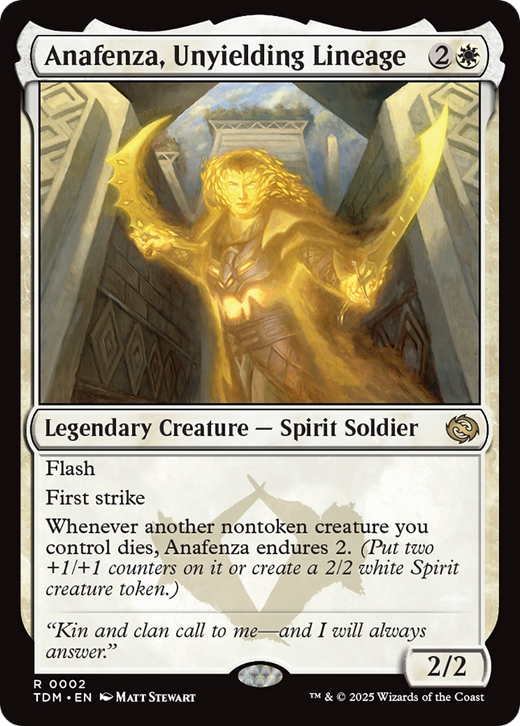 Anafenza, Unyielding Lineage [Tarkir: Dragonstorm] | Dragon's Lair Comics and Fantasy Houston TX