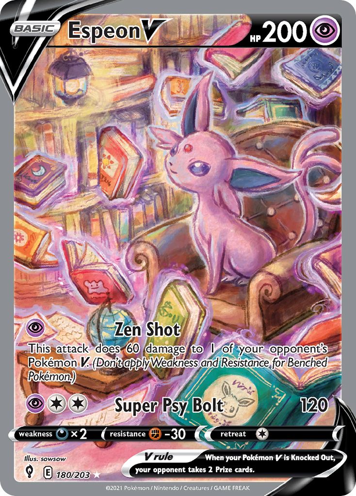 Espeon V (064/203) [Prize Pack Series One] | Odin's Place