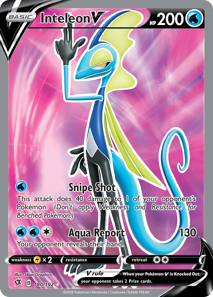 Inteleon V (180/192) [Sword & Shield: Rebel Clash] | Odin's Place