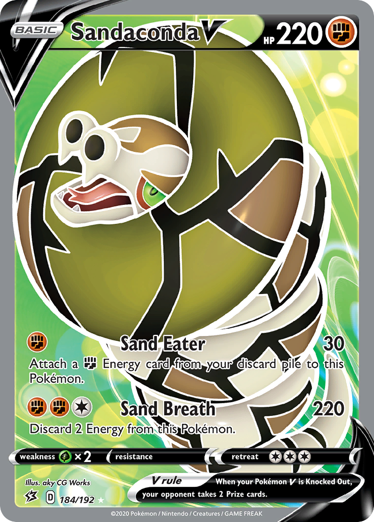 Sandaconda V (184/192) [Sword & Shield: Rebel Clash] | Odin's Place