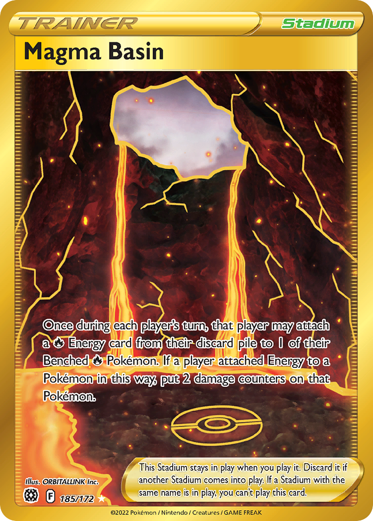 Magma Basin (144/172) [Prize Pack Series Three] | Odin's Place