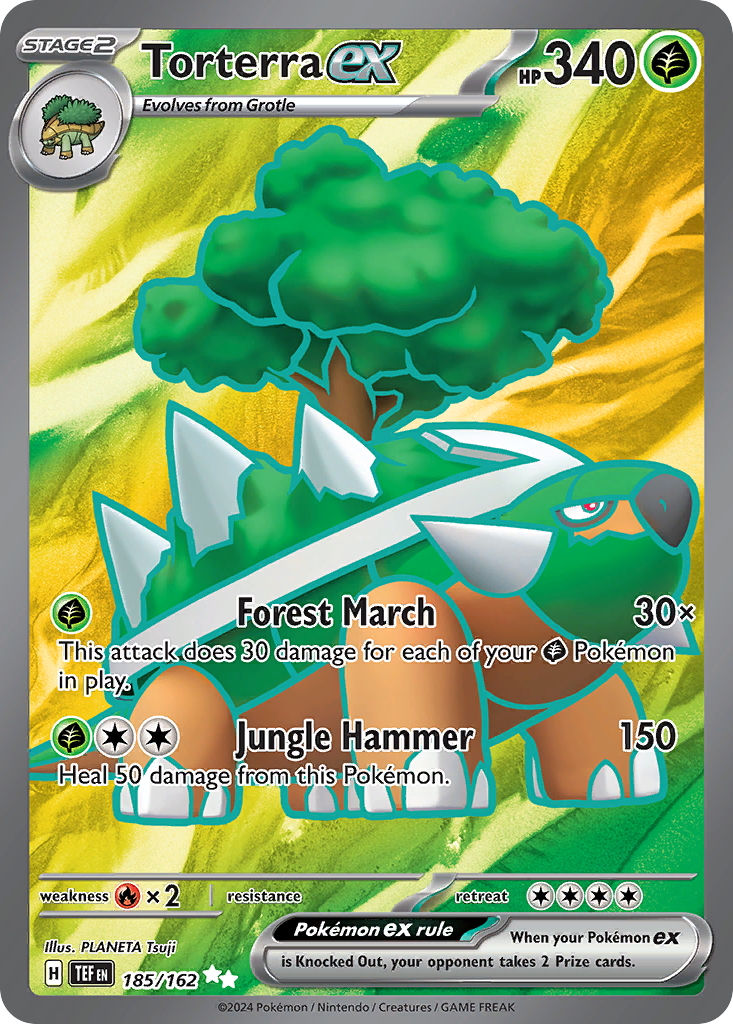 Torterra ex (185/162) [Scarlet & Violet: Temporal Forces] | Odin's Place