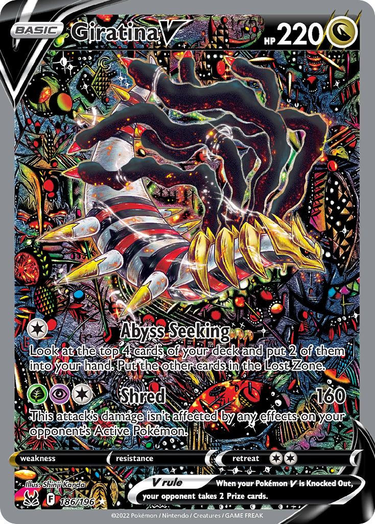 Giratina V (130/196) [Prize Pack Series Three] | Odin's Place