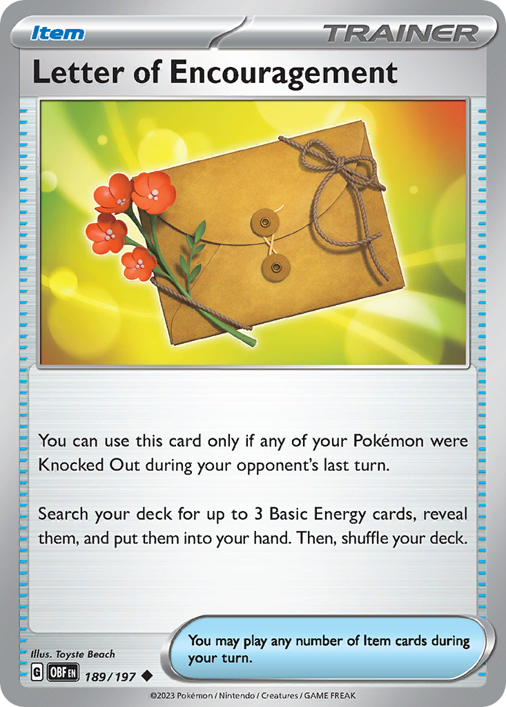 Letter of Encouragement (189/197) [Prize Pack Series Four] | Odin's Place