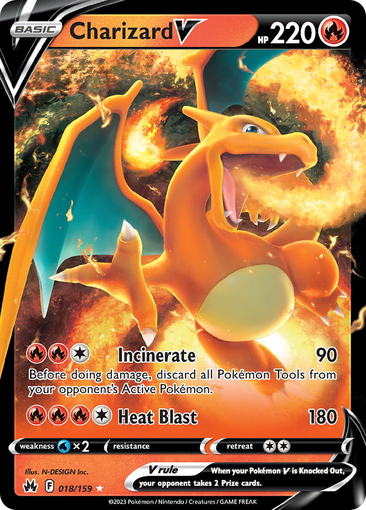 Charizard V (017/172) [Prize Pack Series Two] | Odin's Place