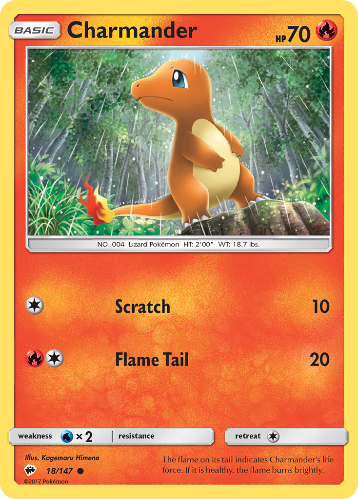 Charmander (18/147) (Premium Collection Promo) [Sun & Moon: Burning Shadows] | Odin's Place