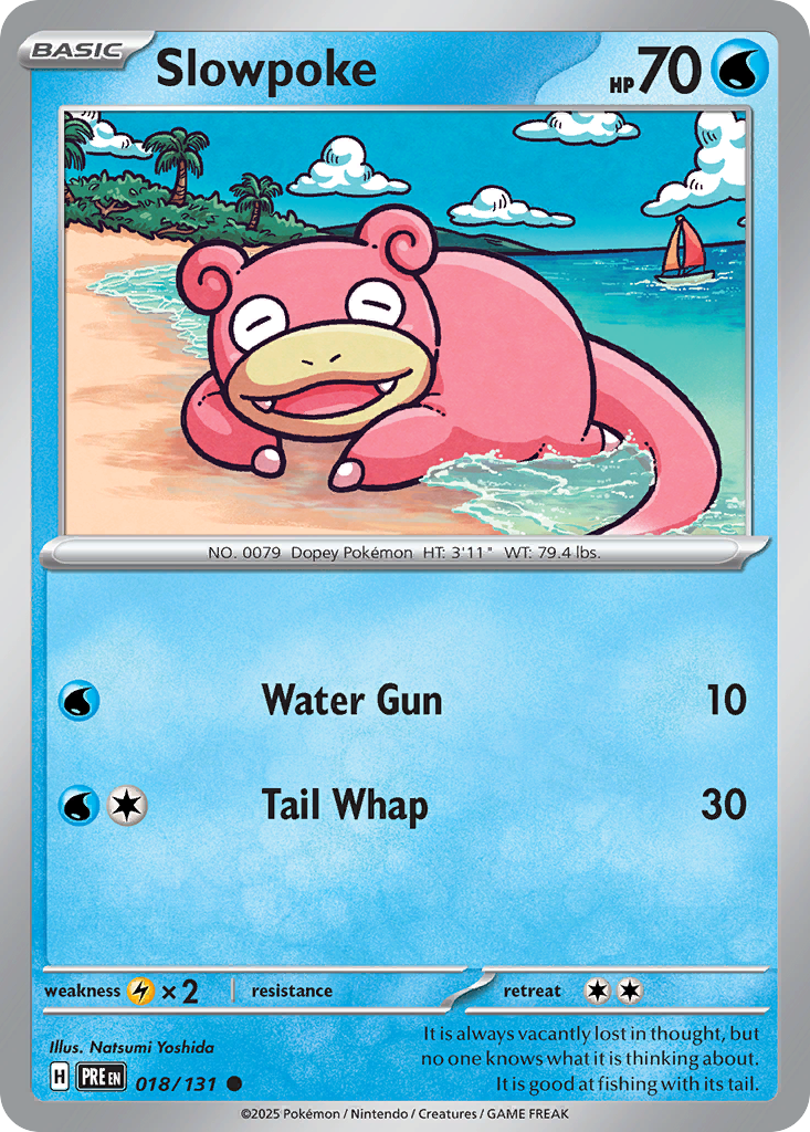 Slowpoke (018/131) (Master Ball Pattern) [Scarlet & Violet: Prismatic Evolutions] | Odin's Place