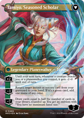 Tamiyo, Inquisitive Student // Tamiyo, Seasoned Scholar (Borderless) (Textured Foil) [Modern Horizons 3] | Dragon's Lair Comics and Fantasy Houston TX