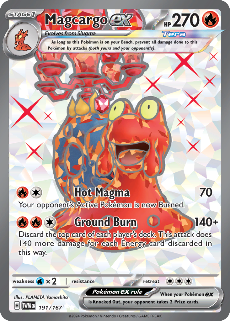 Magcargo ex (191/167) [Scarlet & Violet: Twilight Masquerade] | Odin's Place