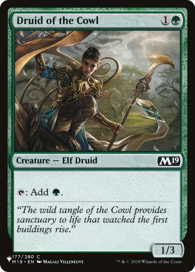 Druid of the Cowl [The List] | Dragon's Lair Comics and Fantasy Houston TX