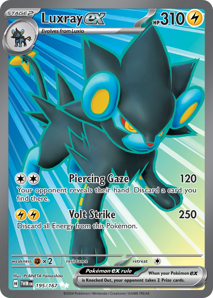 Luxray ex (195/167) [Scarlet & Violet: Twilight Masquerade] | Odin's Place