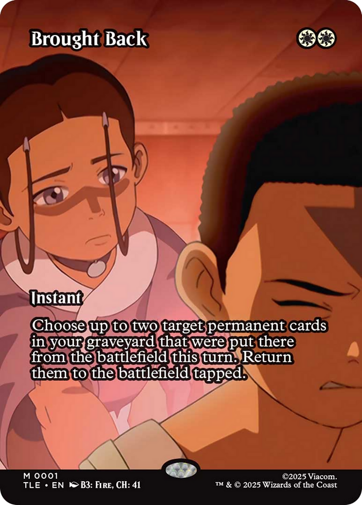 Brought Back (Borderless) [Avatar: The Last Airbender: Eternal-Legal] | Dragon's Lair Comics and Fantasy Houston TX