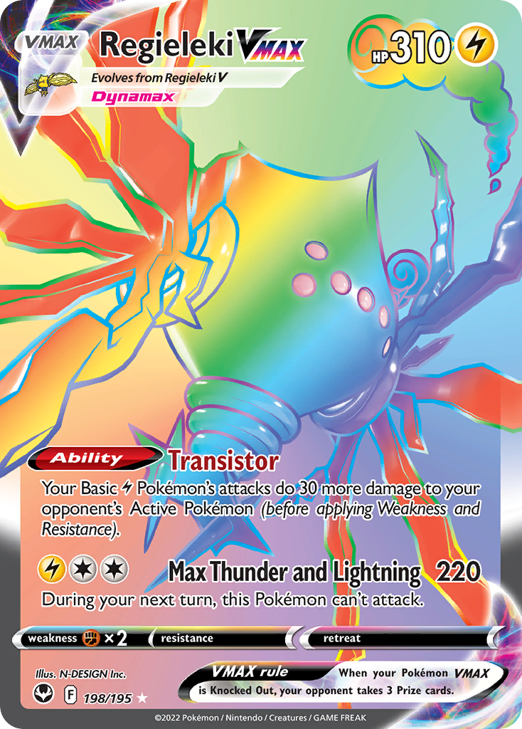 Regieleki VMAX (058/195) [Prize Pack Series Three] | Odin's Place