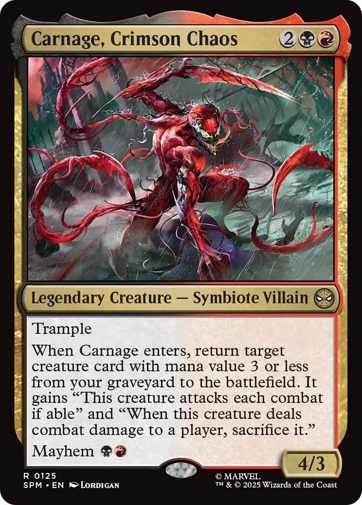 Carnage, Crimson Chaos [Marvel's Spider-Man] | Dragon's Lair Comics and Fantasy Houston TX